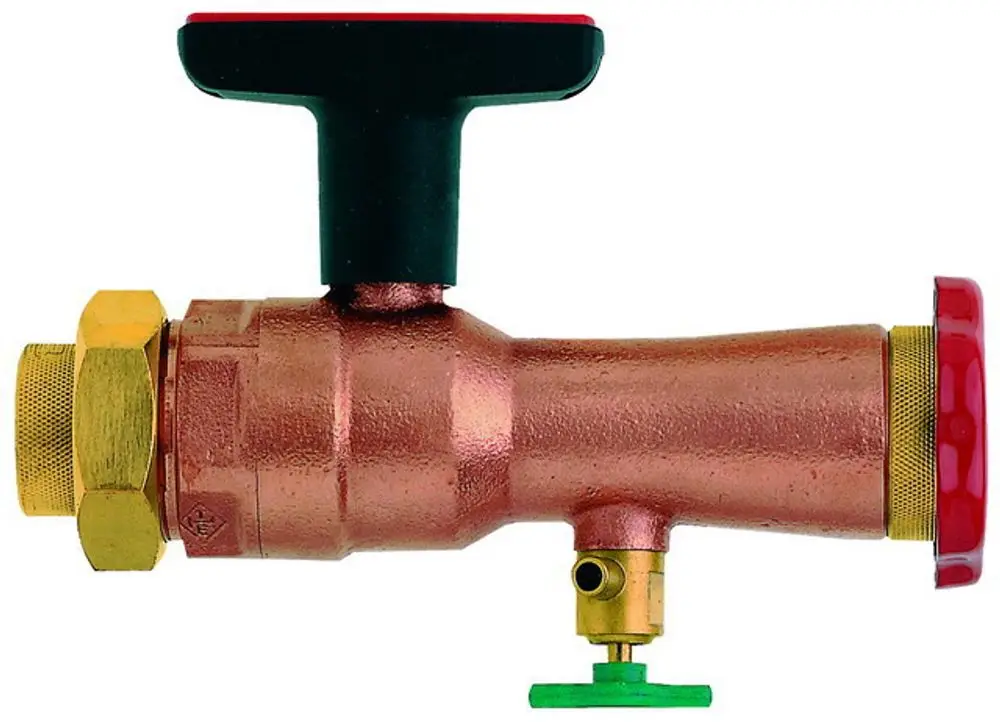 Montagegerät zur Installation und zum Austausch von Thermostatventiloberteilen, hergestellt von IMI Hydronic Engineering, mit verschiedenen Anschlussmöglichkeiten und Bedienelementen.